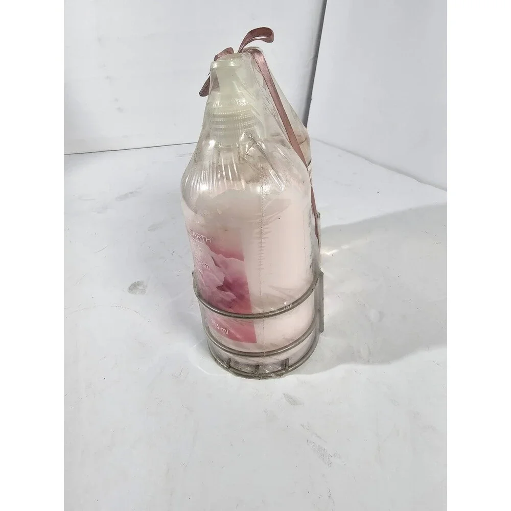 Body And Earth Elements Wire Caddy Set Cherry Blossom Hand Soap Lotion